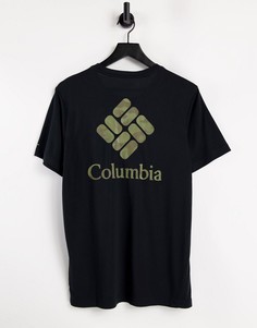 Черная футболка с логотипом Columbia Maxtrail-Черный цвет