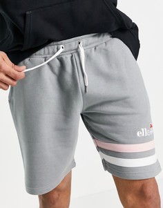 Серые трикотажные шорты с логотипом ellesse Tognazza-Фиолетовый цвет