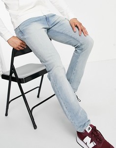 Светлые выбеленные эластичные джинсы зауженного кроя Polo Ralph Lauren Sullivan-Голубой