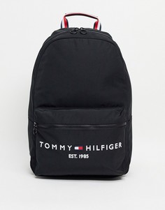 Черный рюкзак с датой создания бренда в логотипе Tommy Hilfiger