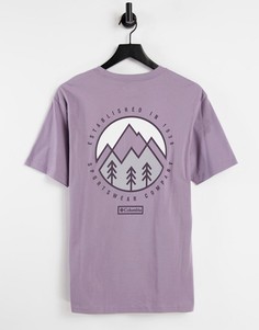 Фиолетовая футболка Columbia Tillamook-Фиолетовый цвет