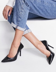 Туфли-лодочки с заостренным носком черного цвета Aldo Jess-Черный цвет