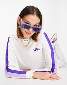 Укороченный лонгслив с фиолетовой радужной отделкой Vans-Фиолетовый цвет
