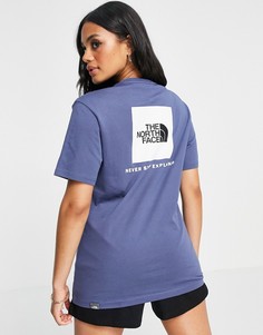 Темно-синяя футболка The North Face Red Box-Темно-синий