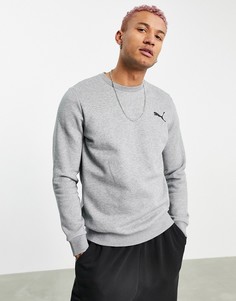 Серый свитшот с логотипом в виде кошки Puma Essentials