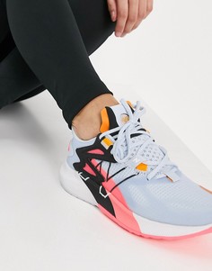 Белые с розовым кроссовки New Balance FuelCell Propel RMX-Многоцветный