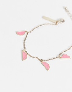 Браслет с отделкой в виде арбуза Skinnydip-Золотистый