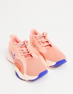 Розовые кроссовки Nike Training SuperRep Go 2-Розовый цвет