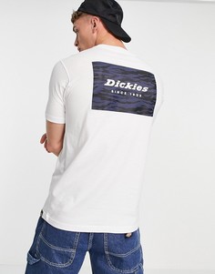 Белая футболка с квадратным логотипом Dickies Quamba-Белый