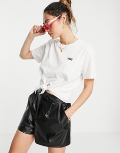 Белая футболка с декоративным узлом Vans Junior V-Белый