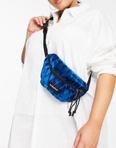 Голубая сумка-кошелек на пояс Eastpak-Голубой