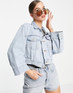 Светло-голубая джинсовая куртка с широкими рукавами Levis-Голубой Levis®