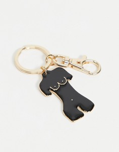 Подвеска на сумку через плечо ASOS DESIGN-Черный цвет