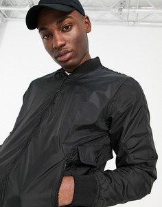 Черный бомбер French Connection