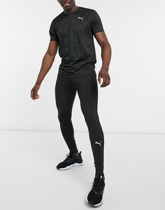 Черные тайтсы Puma Running-Черный цвет