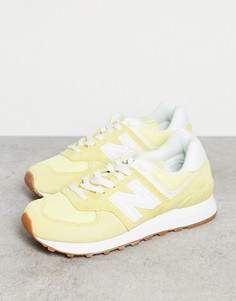 Желтые кроссовки New Balance 574-Желтый