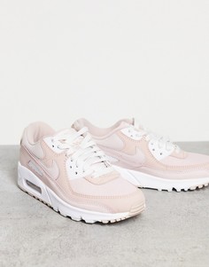 Кроссовки розового цвета Nike Air Max 90-Розовый цвет