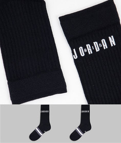 2 пары черных носков Nike Jordan Legacy-Черный цвет