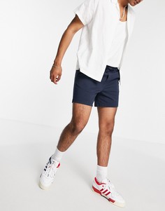 Темно-синие шорты чиносы на шнурке Jack & Jones Intelligence-Темно-синий