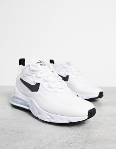 Кроссовки белого и черного цветов Nike Air Max 270 React-Черный цвет
