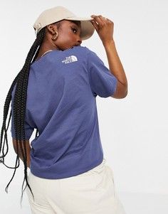 Темно-синяя футболка The North Face Simple Dome-Темно-синий