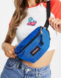 Голубая сумка-кошелек на пояс Eastpak-Голубой