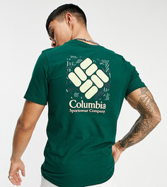 Зеленая футболка с принтом на спине Columbia Rapid Ridge – эксклюзивно для ASOS-Зеленый цвет
