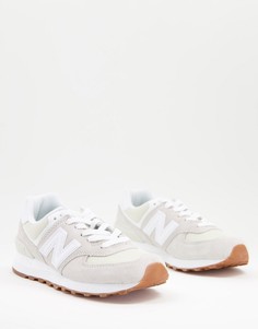 Серые кроссовки New Balance 574-Серый