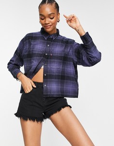 Синяя рубашка в утилитарном стиле в клетку Levis Maple-Многоцветный Levis®