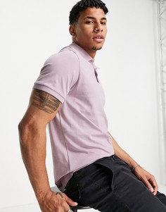 Фиолетовое поло из органического трикотажа ASOS DESIGN-Фиолетовый цвет