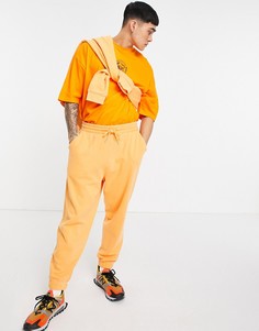 Оранжевые выбеленные oversized-джоггеры в винтажном стиле от комплекта ASOS DESIGN-Оранжевый цвет