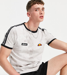Серая футболка с принтом тай-дай ellesse Fede – эксклюзивно для ASOS-Серый