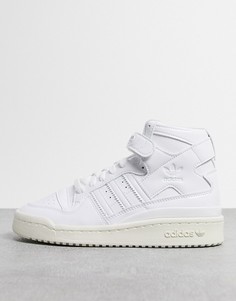 Высокие белые кроссовки adidas Originals Forum 84-Белый