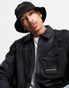 Черная джинсовая панама Calvin Klein Jeans-Черный