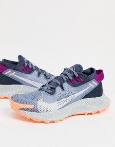 Серые кроссовки Nike Running Pegasus Trail 2-Серый