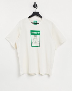 Белая футболка в стиле унисекс с принтом «Невероятного Халка» adidas Originals x Disney-Белый
