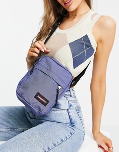 Голубая сумка через плечо Eastpak-Голубой
