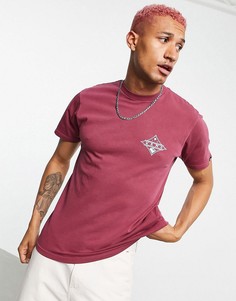 Красная футболка с принтом на спине Vans Vintage Pointed Shaper-Красный