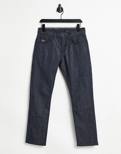 Джинсы прямого кроя из необработанного денима Tommy Hilfiger Denton-Голубой