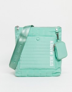 Стеганый рюкзак из нейлона мятного цвета Steve Madden Sumba-Зеленый цвет