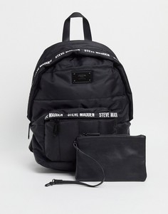 Черный стеганый рюкзак Steve Madden Ariaa