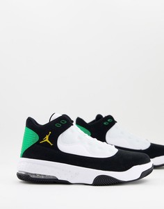 Черно-белые кроссовки Nike Jordan Max Aura 2-Черный цвет