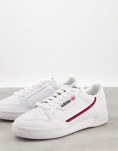 Белые кроссовки adidas Originals Continental 80-Белый