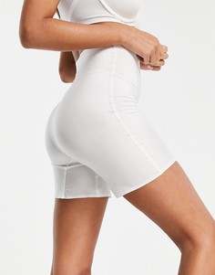 Белые гладкие шорты с моделирующим эффектом ASOS DESIGN-Белый