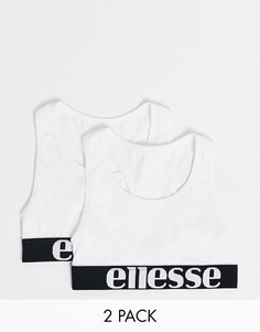 Набор из 2 белых бюстгальтеров ellesse-Белый