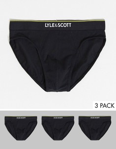 Набор из 3 трусов Lyle & Scott-Черный