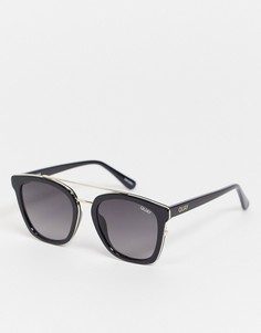 Солнцезащитные очки с верхней планкой Quay Sweet Dreams-Черный цвет
