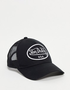 Черная кепка Von Dutch-Черный цвет