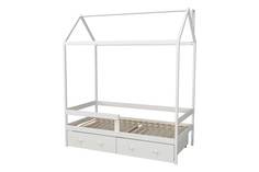 Кровать-домик с бортиком и ящиками Можга Hoff