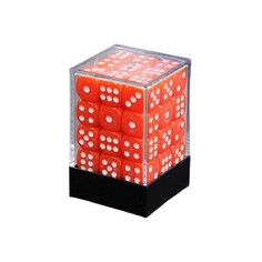 Набор шестигранных кубиков Единорог оранжевый (36 штук)